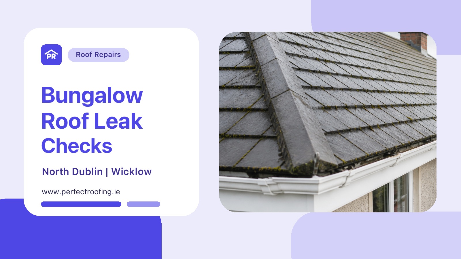 Bungalow Roof Leak Checks for North Dublin and Wicklow Homes